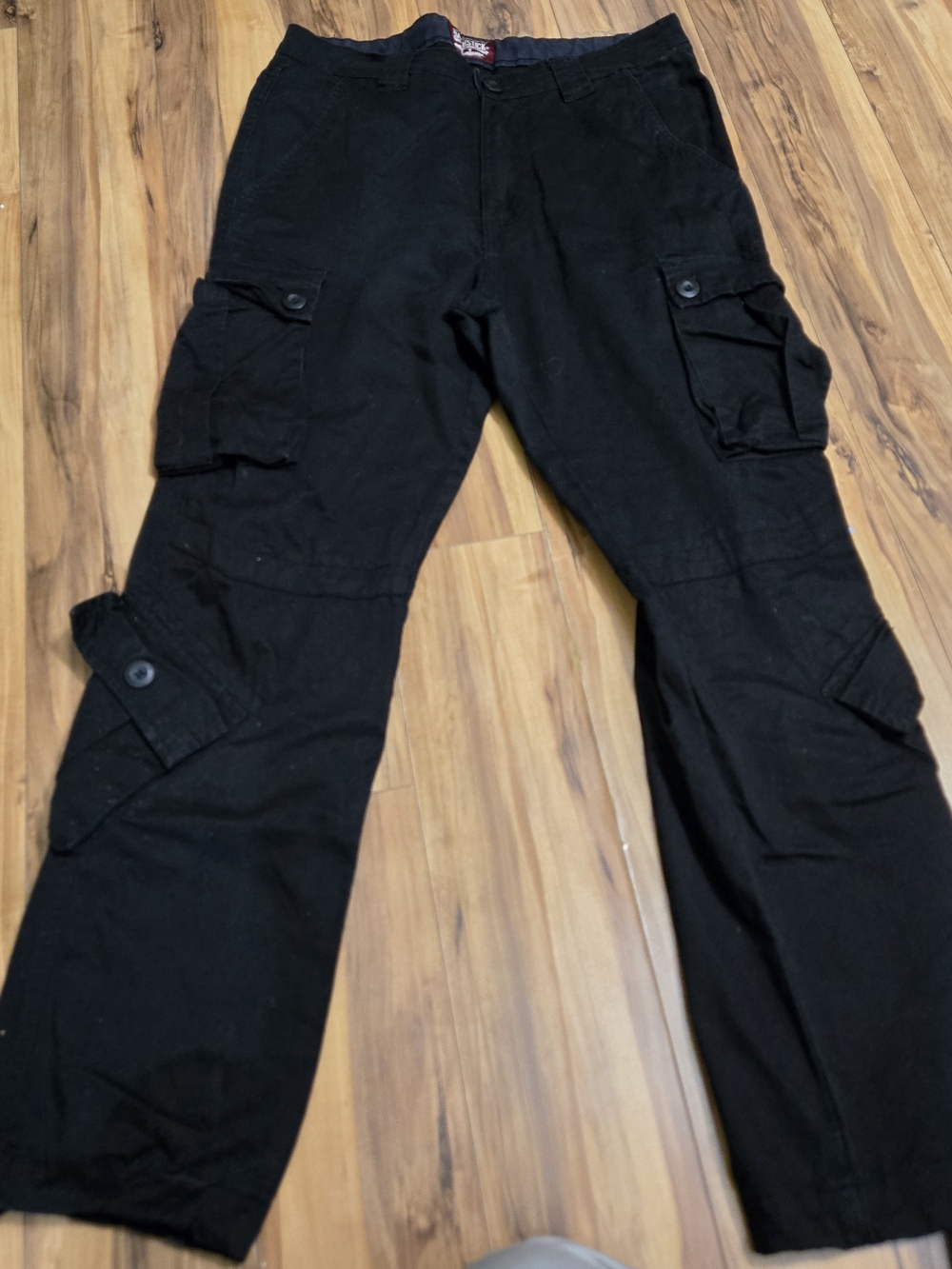 Matchstick Cargo Pants Mens 30 Straight Leg Relax Fit Utility Multiple Pockets